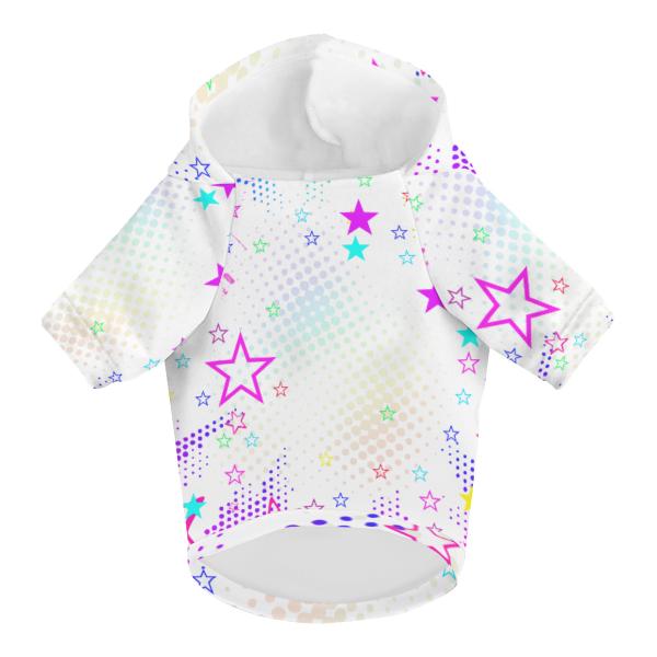 Hunde-Hoodie, Hundemotiv Sunny – bunte Popart, gemütlich, waschbar, Polyster, Golden Retriever, Goldy,